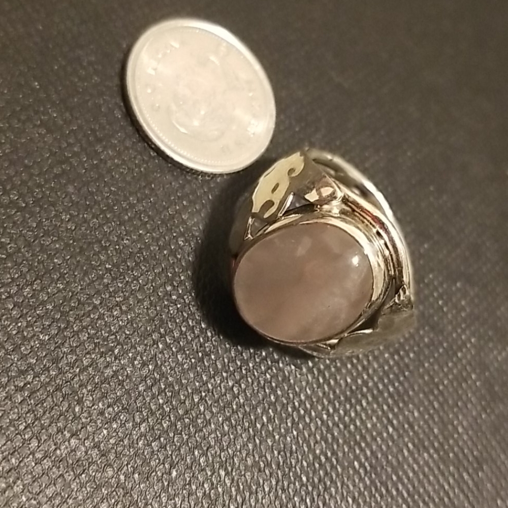 Moonstone Silver ring. - Picture 2 of 5